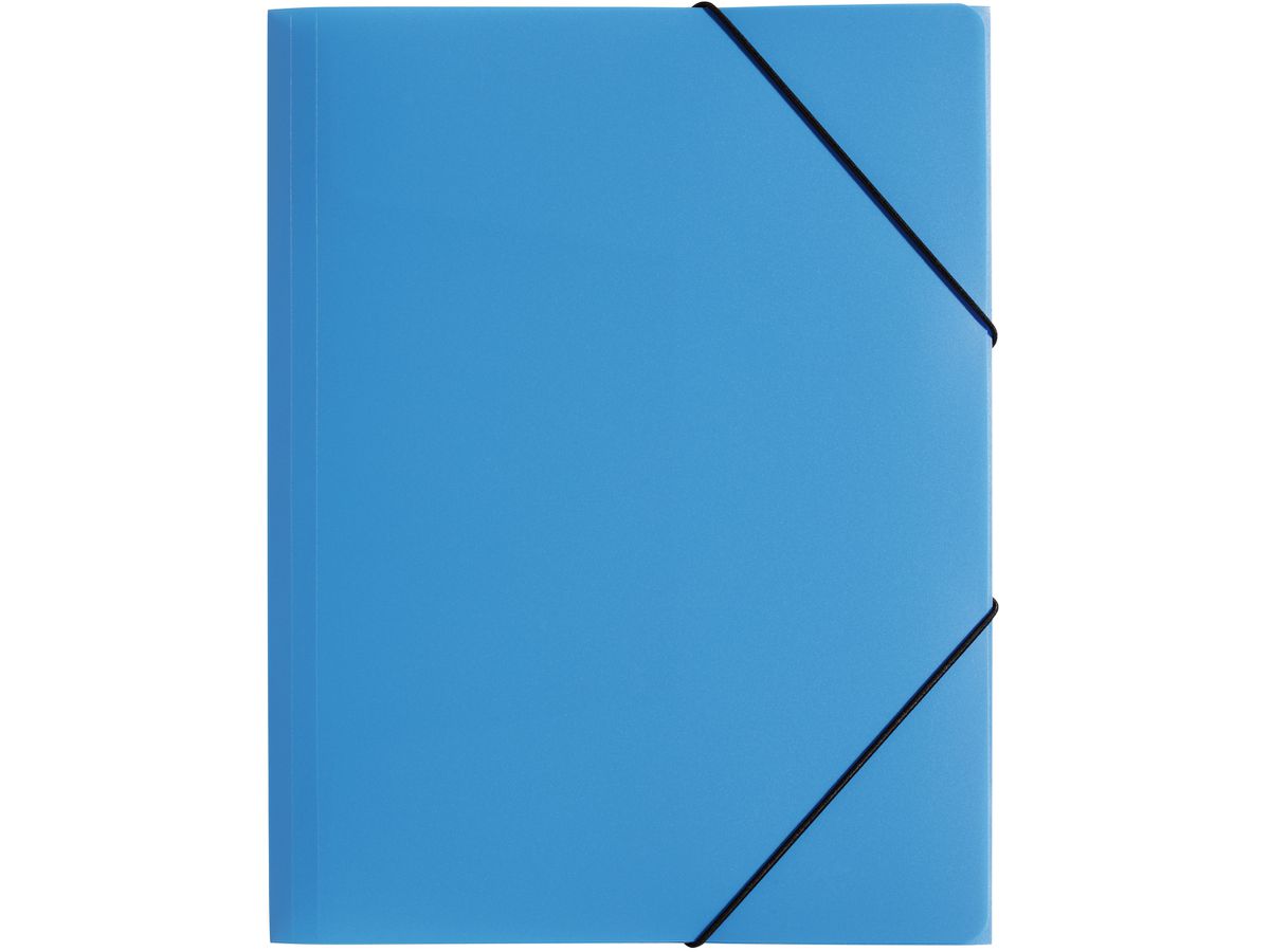 PAGNA Gummizugmappe Trend PP A4 21613-13 blau 3 Klappen (4009212035516)