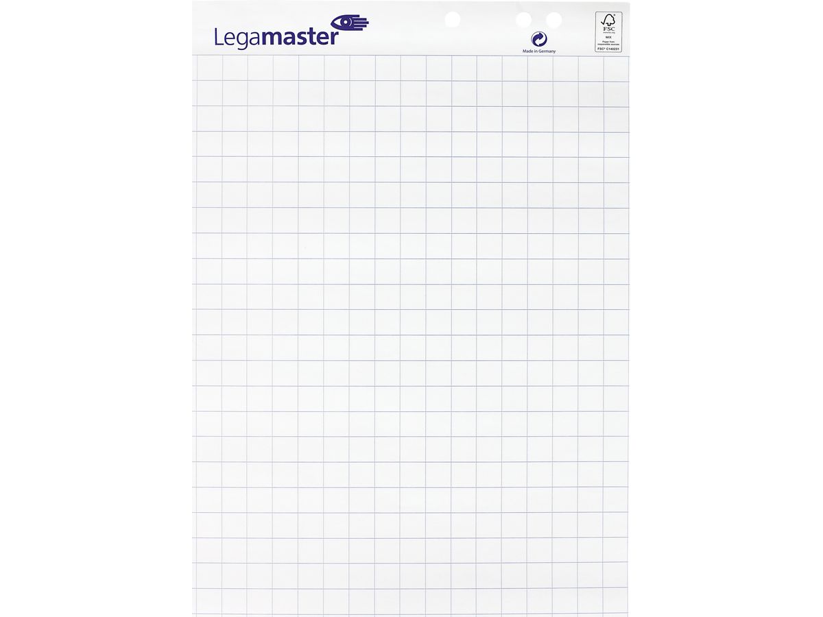LEGAMASTER Flipchart paper 7-156500 98x65cm 20 feuilles (8713797043717)