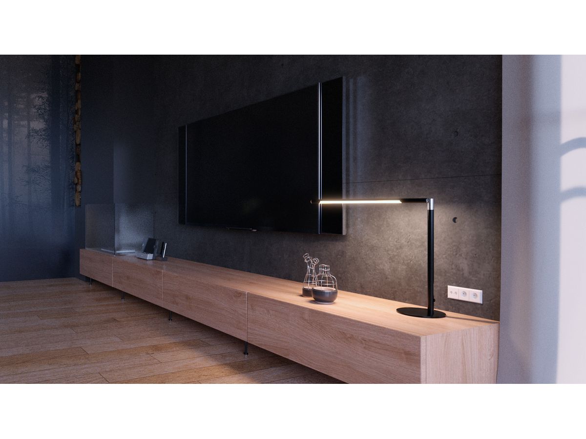 HANSA Lampada da tavolo Aura 41-5011.005 nero (7612176092272)