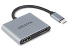 DICOTA Docking Station 4-in-1 USB-C D32063 4K HDMI PD 100W portable (7640239421400)