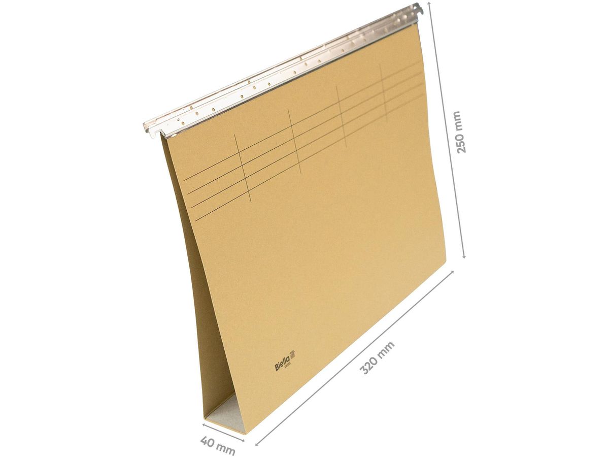 BIELLA Hängemappe Boden 4cm A4 27044100U olivgrün 32x24cm (7611365523405)