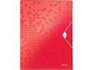 LEITZ Sammelbox WOW PP 4629-00-26 rot 250x30x330mm (4002432135110)