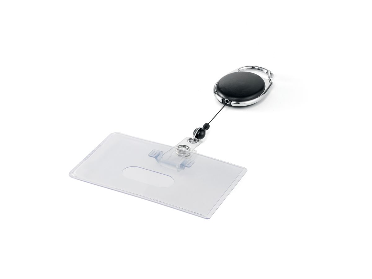 DURABLE Ausweishülle Jojo Style 890701 54x87mm, schwarz, für 1 Karte (4005546998947)