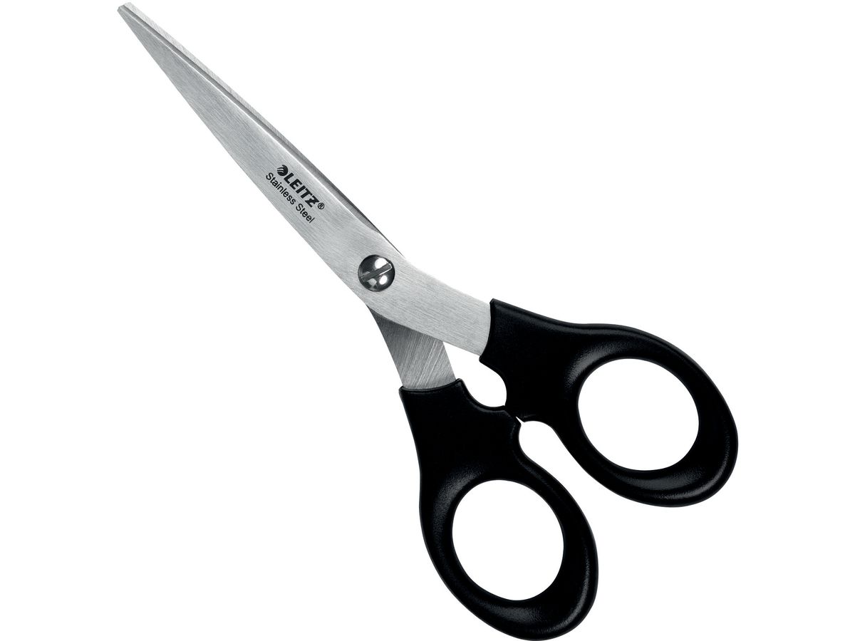 LEITZ Ciseaux acier inox 16.5cm 5423-00-95 noir (4002432138241)