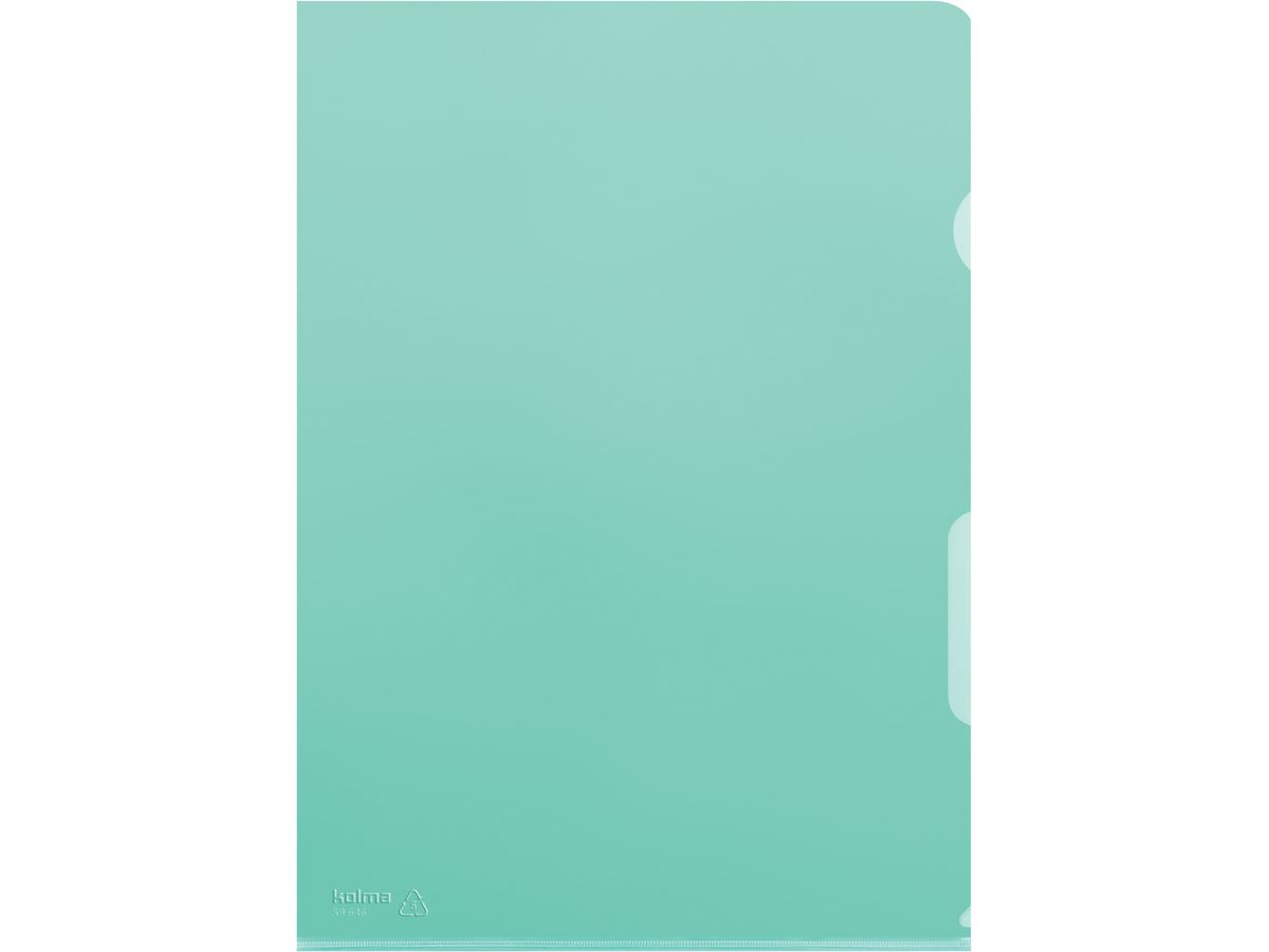 KOLMA Sichtmappe VISA Superstrong A4 59.464.01 grün, lisse 100 Stück (7611967590249)