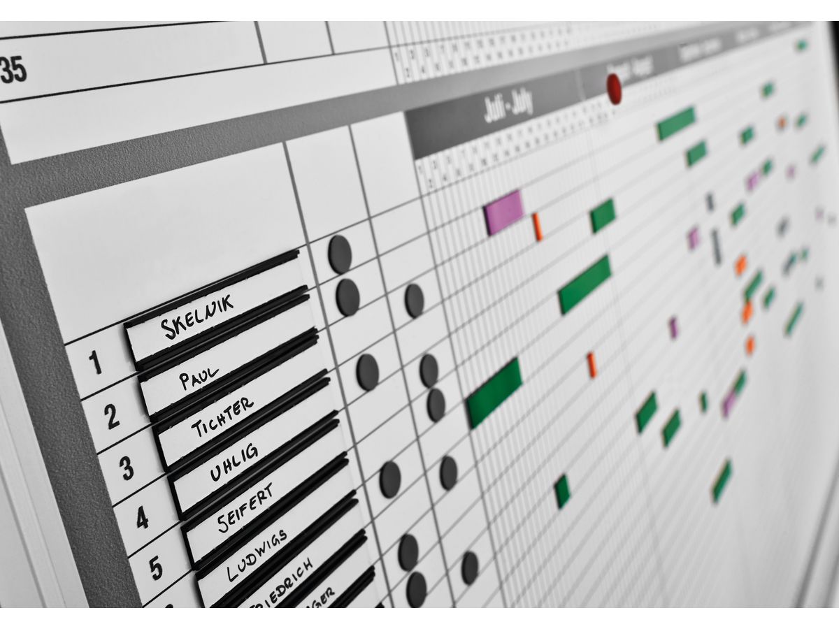 MAGNETOPLAN Planer p. Personale/Progetto 1241212S 12 mese, 35 Pos. 1215x915mm (4013695045412)