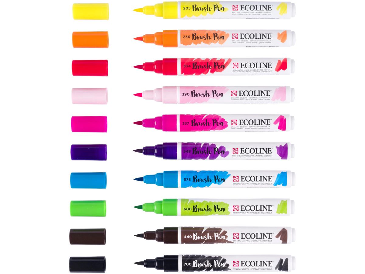 TALENS Ecoline Brush Pen Set 11509803 ass. Bright 13 pezzi (8712079518936)