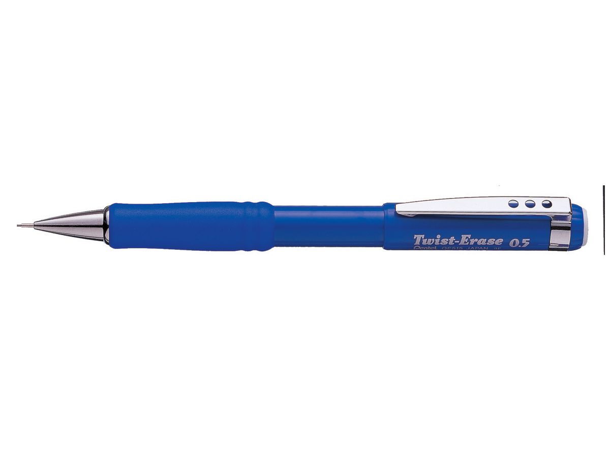 PENTEL Twist Eraser 0,5mm QE515CX bleu (0072512099537)