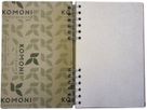 KOMONI Taccuino Ingredients A5 ING5B blanco 90 fogli (8720634482226)