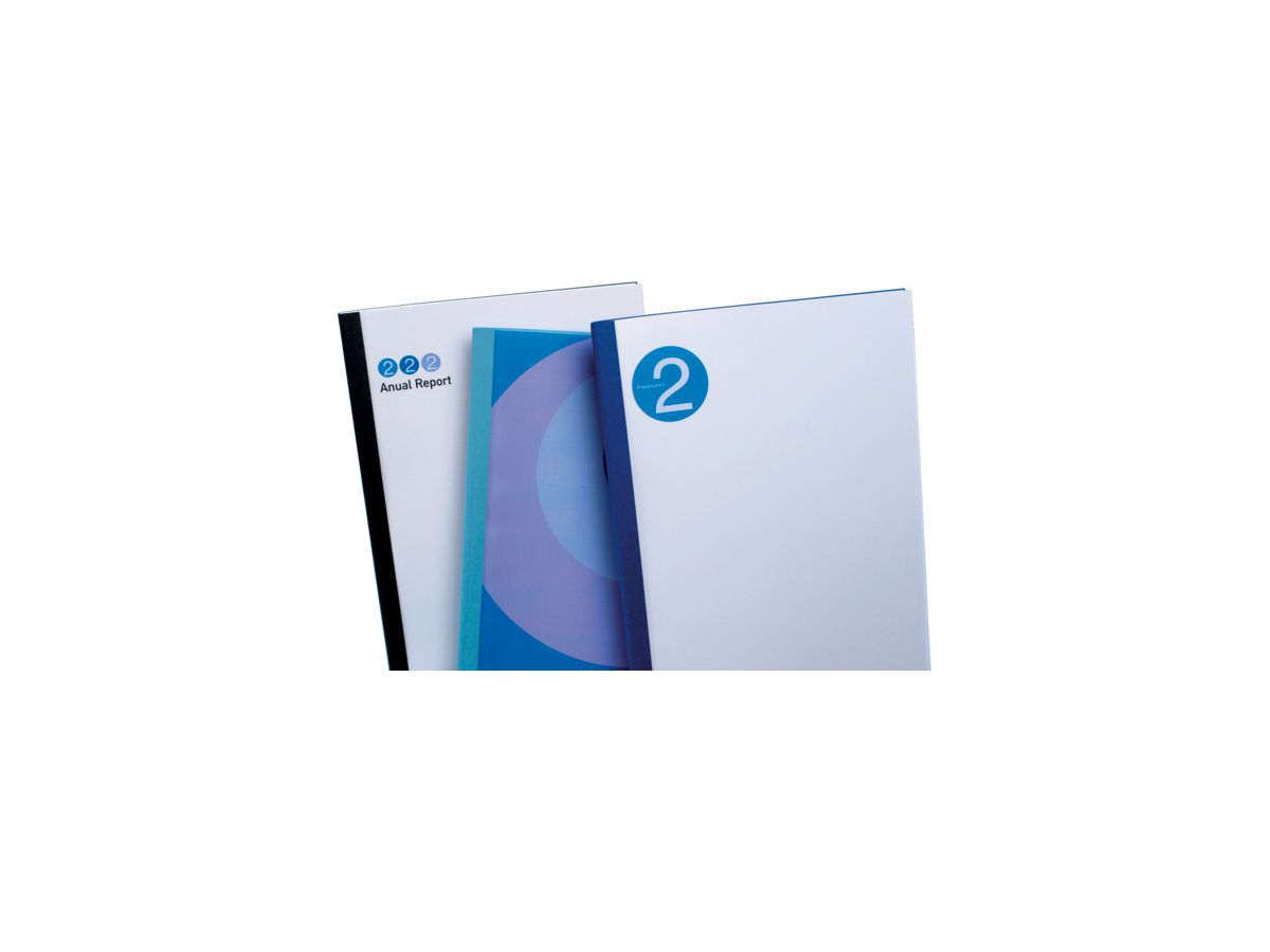 GBC Thermobindemappe 3mm A4 IB451010 dunkelblau 100 Stück (0013465451010)