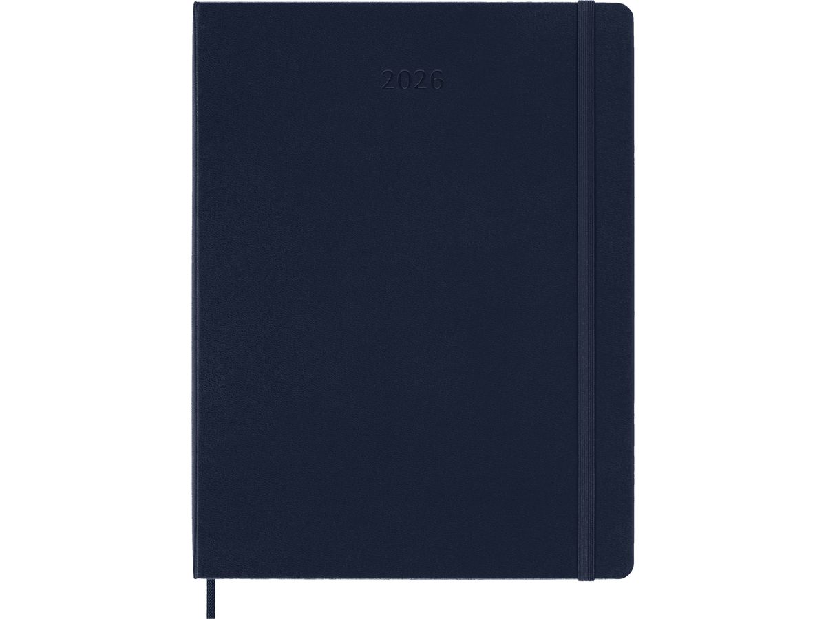 MOLESKINE Agenda Classic X-Large 2026 DHB2012WN4Y26 1S/1P saphir HC 19x25cm (8056999275235)