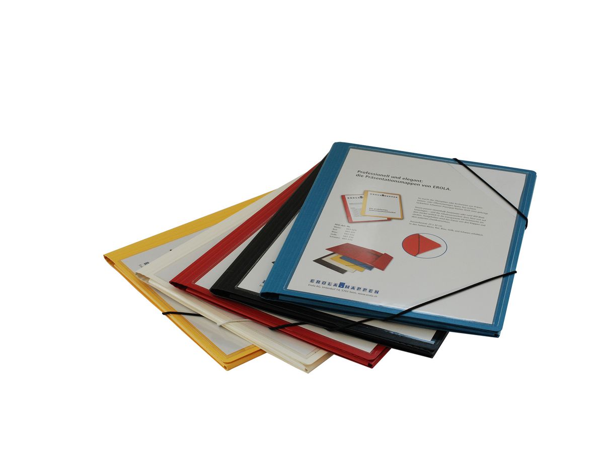 EROLA Cartella con elasti 650my A4 33299S blu cart. fibra tascha est. (7640114443633)