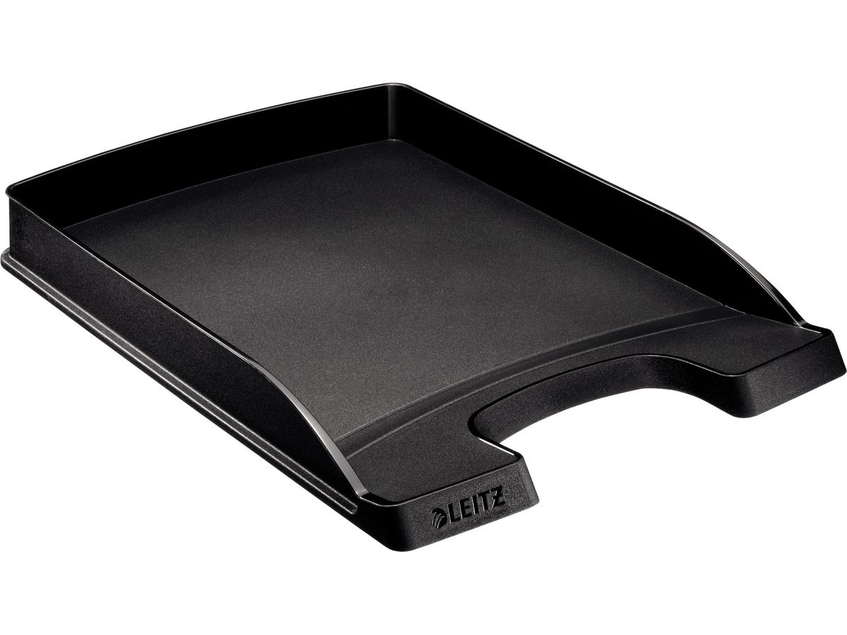LEITZ Plus Briefkorb, flach A4 52370095 schwarz (4002432374861)