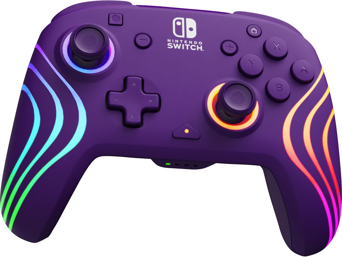 PDP Afterglow WAVE Wireless Ctrl 500-252-PR NSW, Purple with Motion (0708056073886)