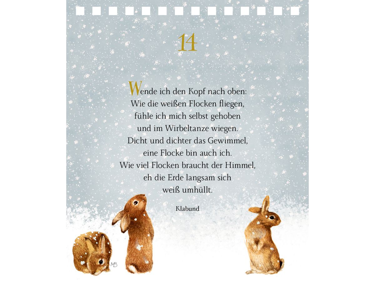 COPPENRATH Tischkalender 12.5x14.5cm 64778 Zauber der Winterwelt (9783649647782)