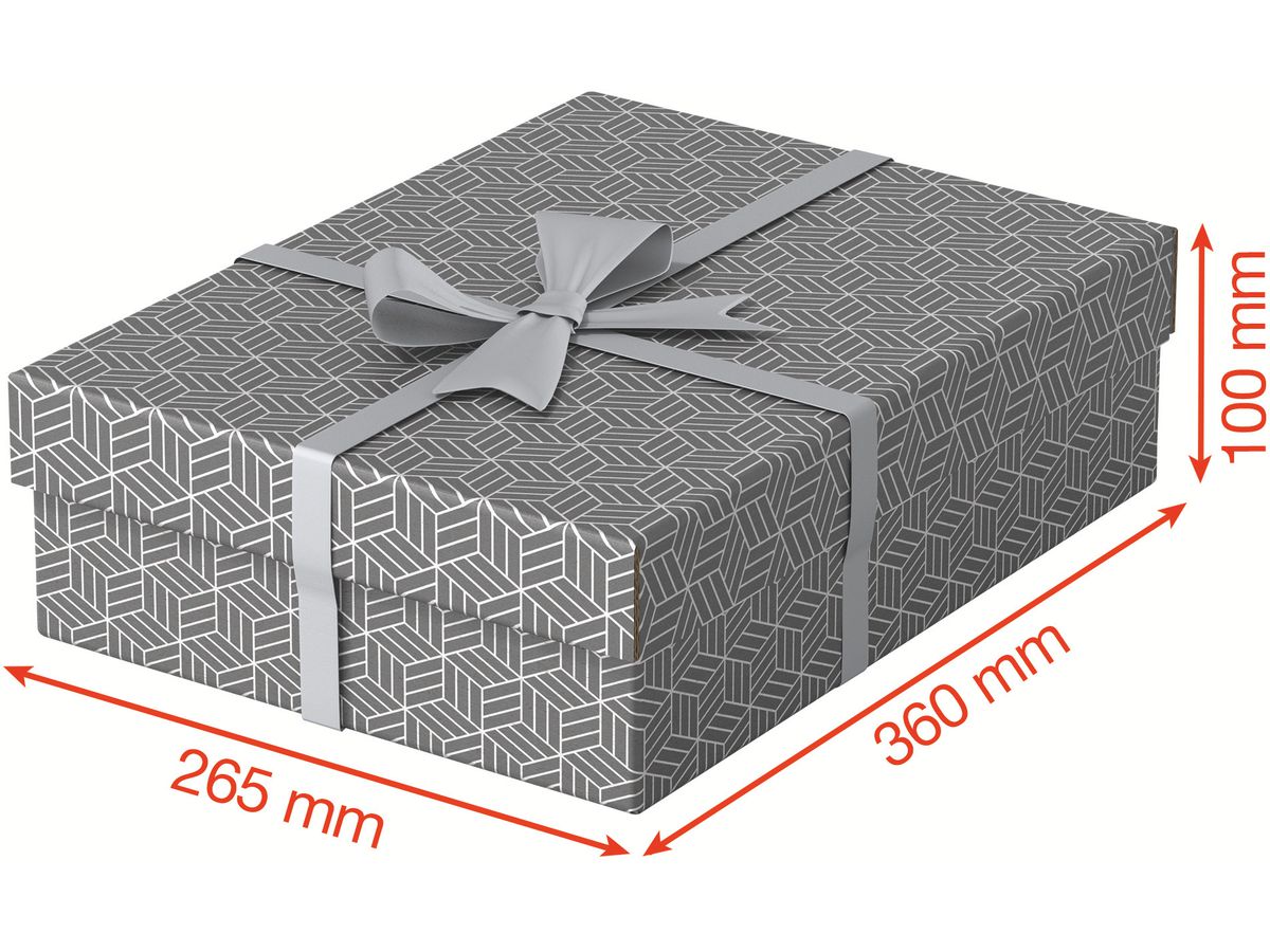 ESSELTE Vaschetta potadoc. Home M 628285 365x265x100mm, grigio 3 pz (4049793072302)