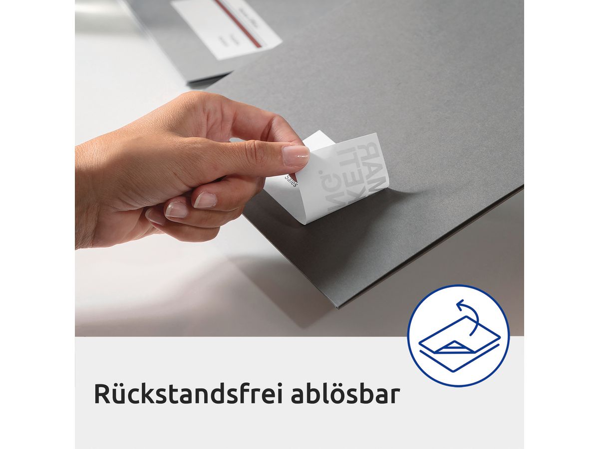 AVERY ZWECKFORM Etichette 45,7x16,9mm L6021REV2 Tab 1600 pezzi (4004182060216)