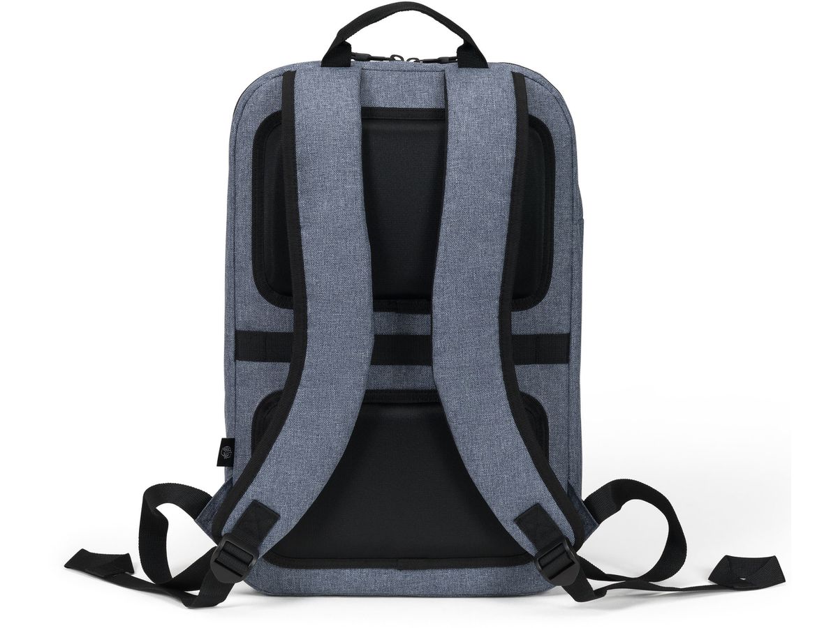 DICOTA Eco Backpack Slim MOTION D32016-RPET 13-14.1 inch Blue Denim (7640239420830)