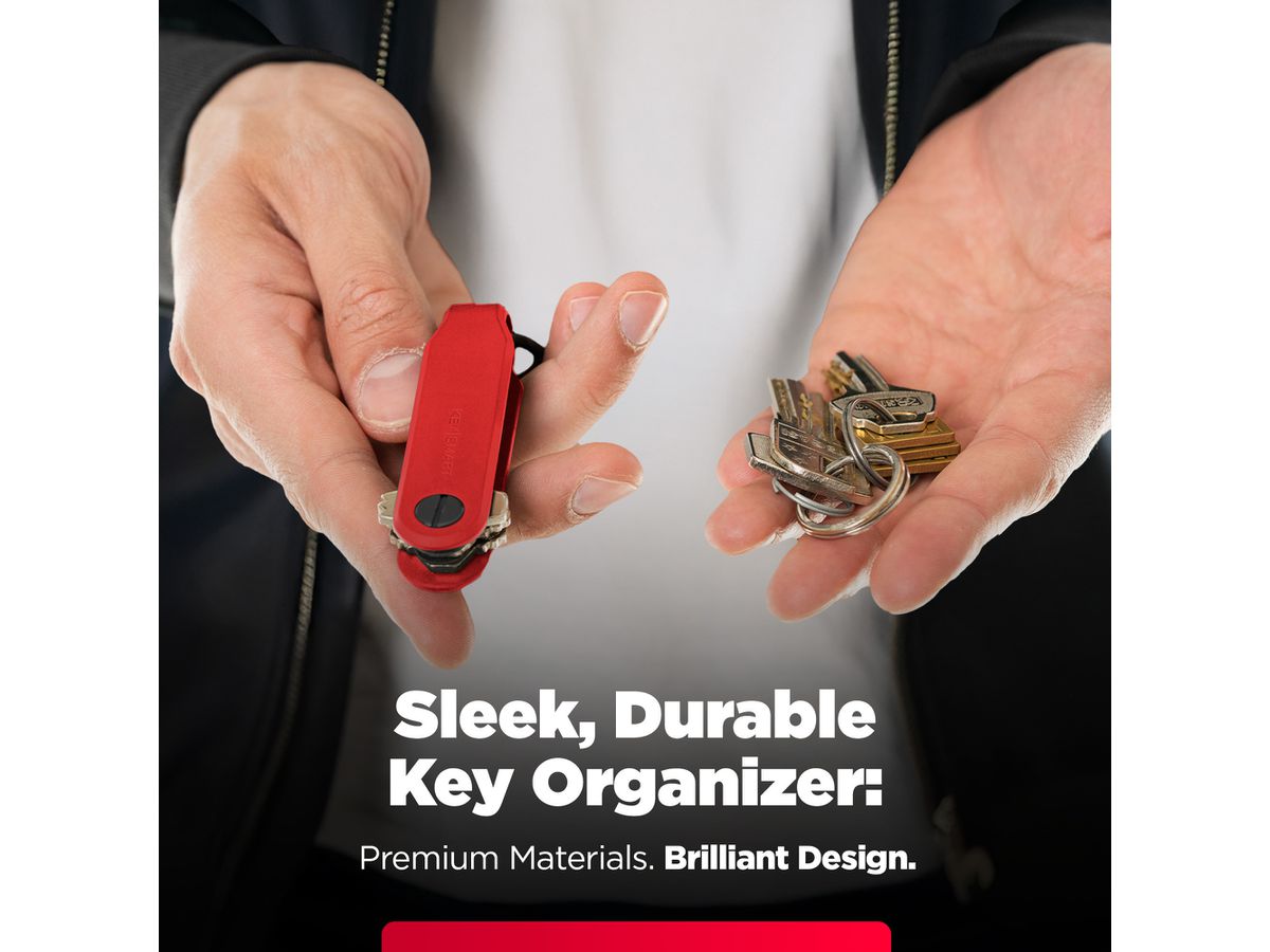 KEYSMART Loop Key Holder KS044-RED Red (0810024058525)