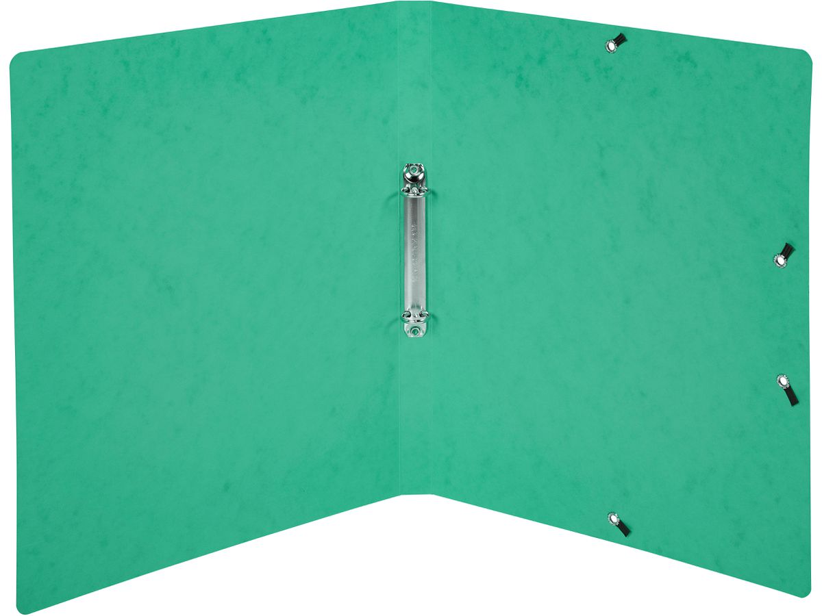 EXACOMPTA Carteletta ad anelli 2.0cm 542553E verde, elastico, 2-anelli A4 (3130635425538)