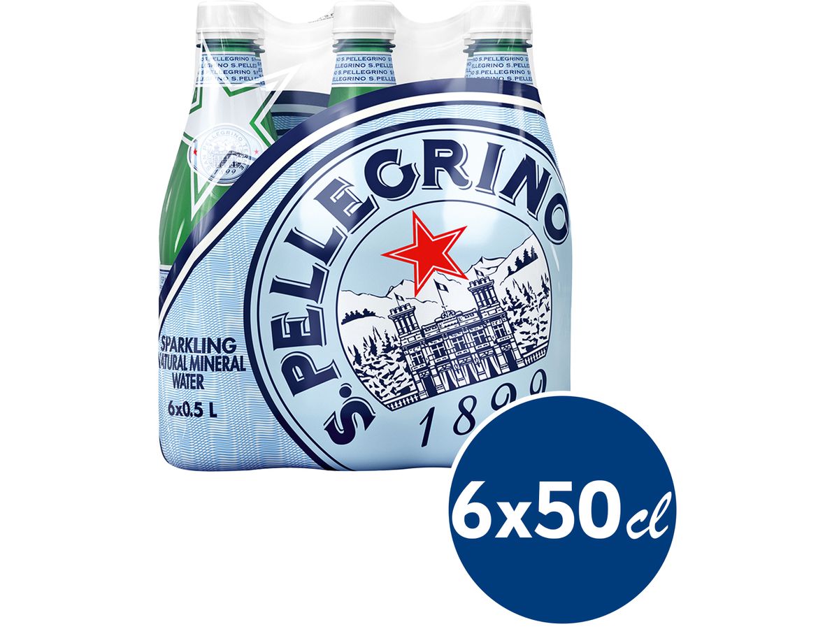 SAN PELLEGRINO mit Kohlensäure 12353482 50cl, 6 Stk. (8002270049941)