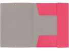 KOLMA Gummizugmappe Doppia A4 11.081.20 pink/grau (7611967113882)