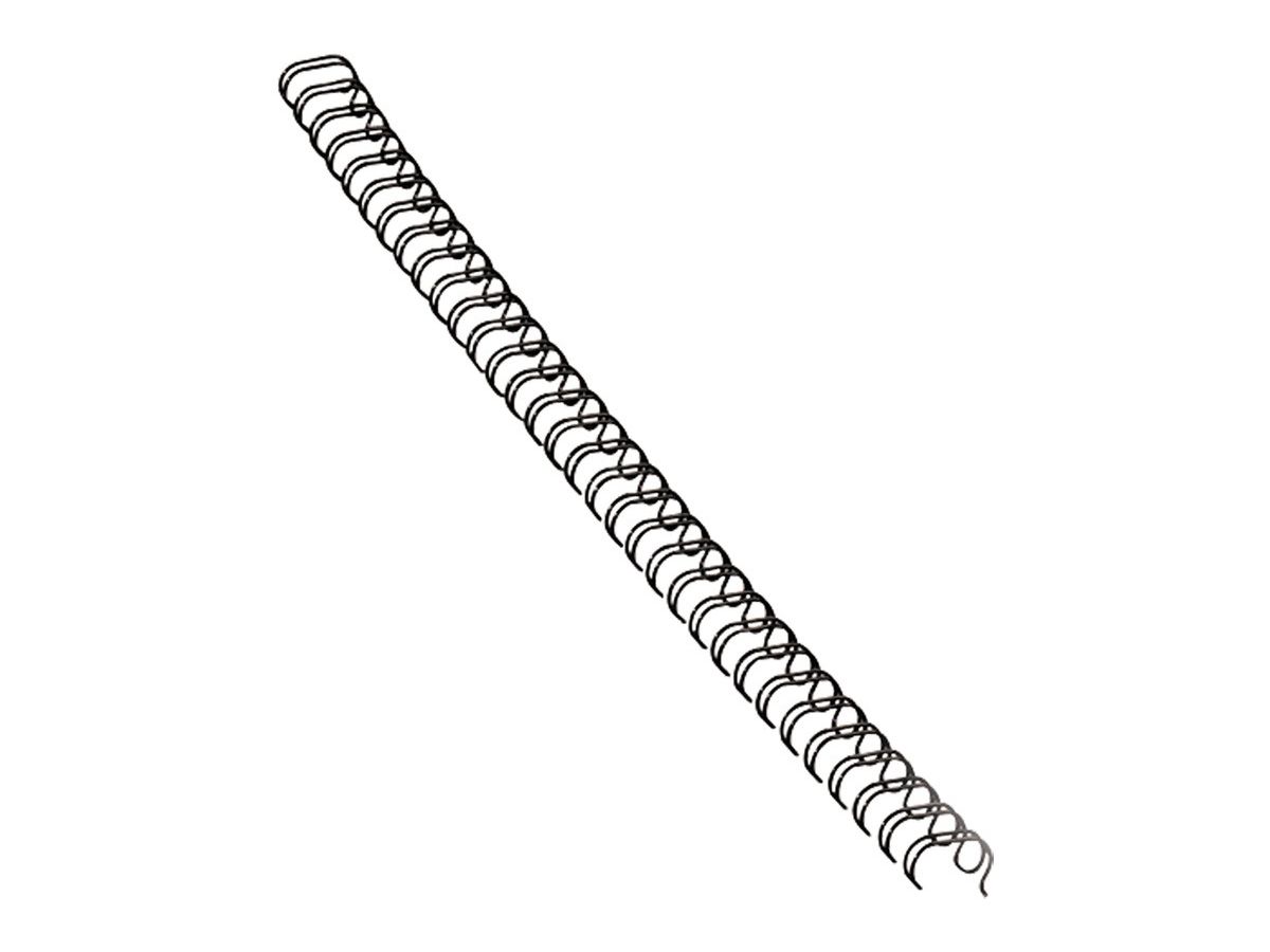 FELLOWES Drahtbinderücken 6mm 53218 schwarz 100 Stück (0077511532184)