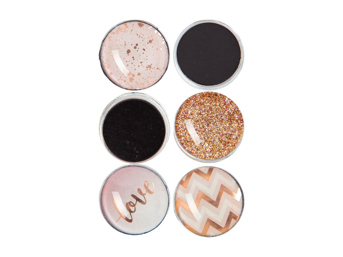 I AM CREATIVE Magnet Love Let`s Organize 4035.6 Glas, 3x1cm 6 Stück (7611983215577)