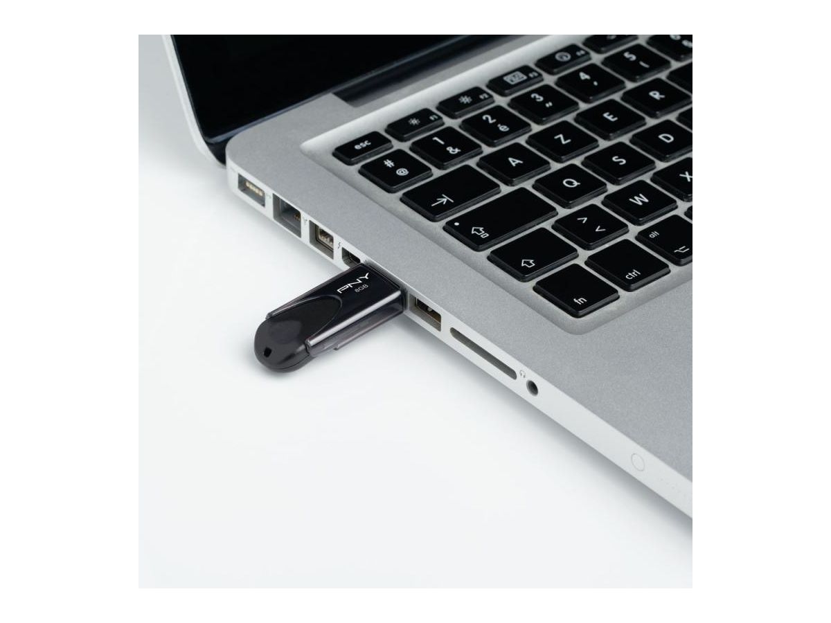 PNY Attaché 4 USB 2.0 8GB FD8GBATT4-EF (3536401519423)