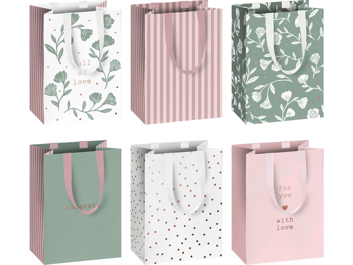 STEWO Borsa regalo Olena 2541520445 verde 10x8x14cm (7630050881798)