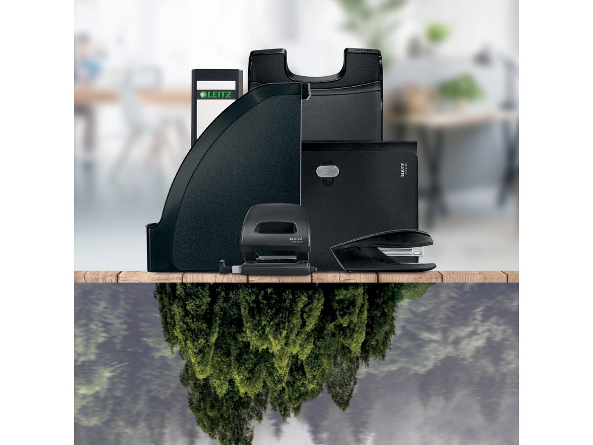 LEITZ Perforatore NeXXt Recycle 5010-00-55 verde, CO2 neutro 10 fogli (4002432135325)