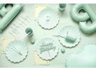 PARTYDECO Piatto con volant 22cm TPL1-109 verde chiaro 4 pezzi (5904555065932)