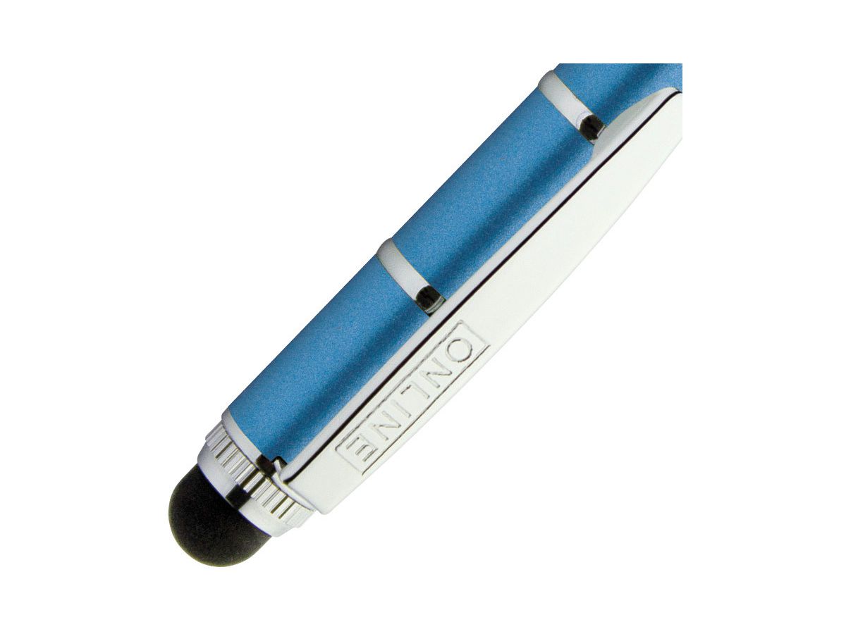 ONLINE Drehkugelschreiber M 33656/3D Piccolo Metallic Blue (4014421336569)