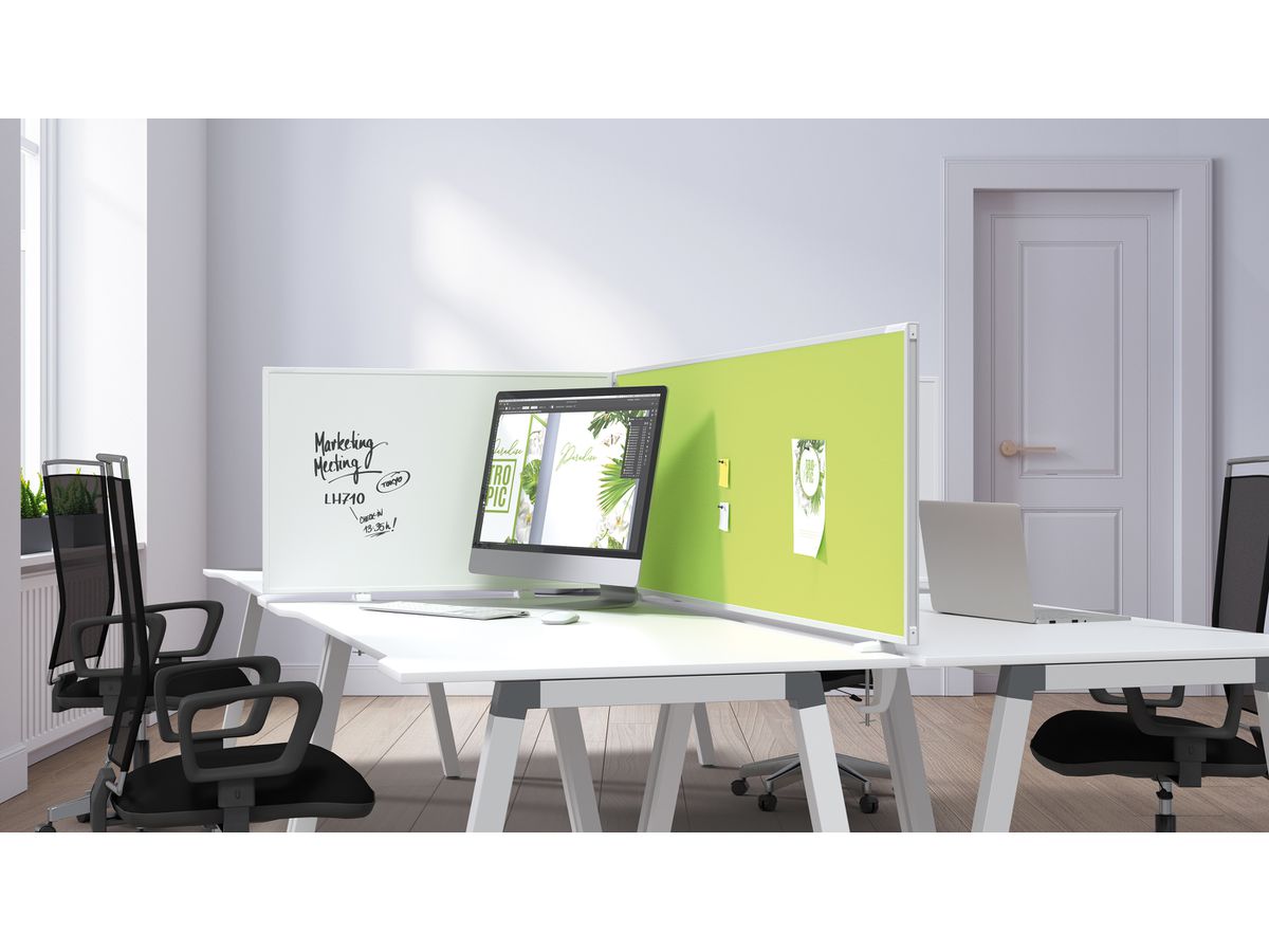 MAGNETOPLAN Divisorio da scrivania VP 1108005 vert 800x500mm (4013695064420)