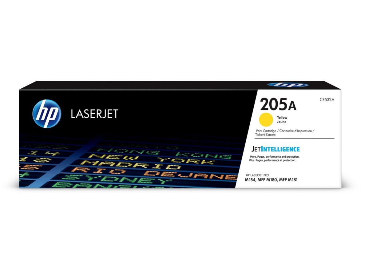 HP Toner-Modul 205A yellow CF532A CLJ Pro MFP M180/181 900 S. (0190781106982)