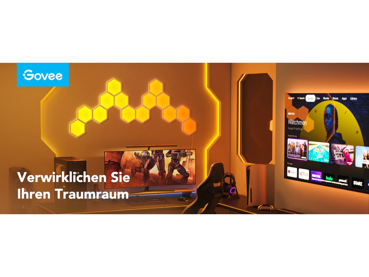 GOVEE Klebepads H1061001 für Glide Hexa Panel 15 Stk. (6974316993070)