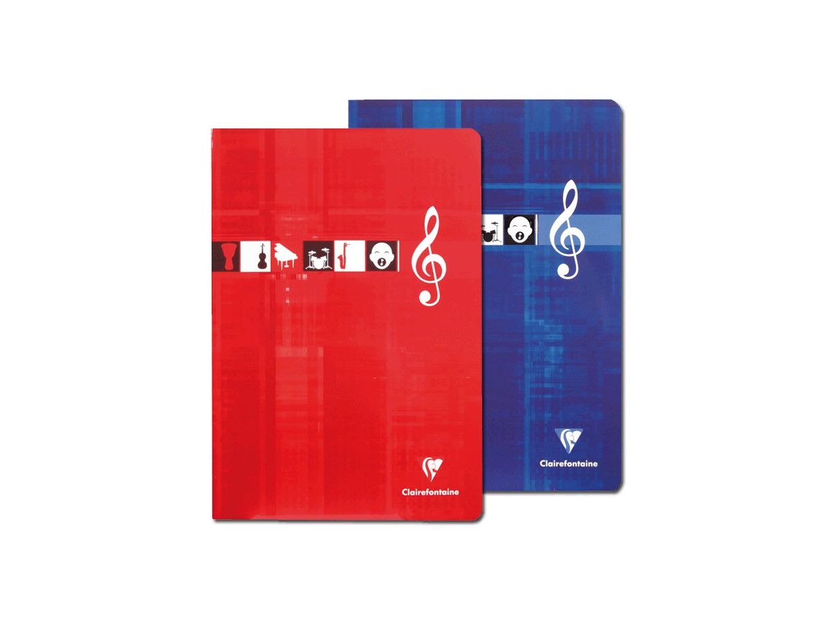CLAIREFONTAINE Quaderno musica A4 3117 bianco 24 fogli (3329680311709)