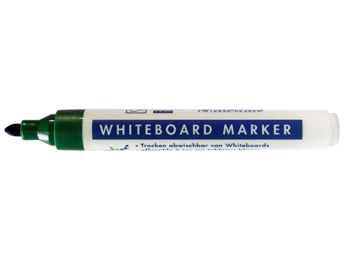 BÜROLINE Whiteboard Marker 1-4mm 223003 vert (7612532023926)