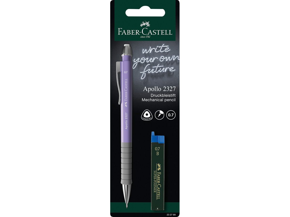 FABER-CASTELL Portemine Apollon 232799 avec mines, ass. (4005402327997)