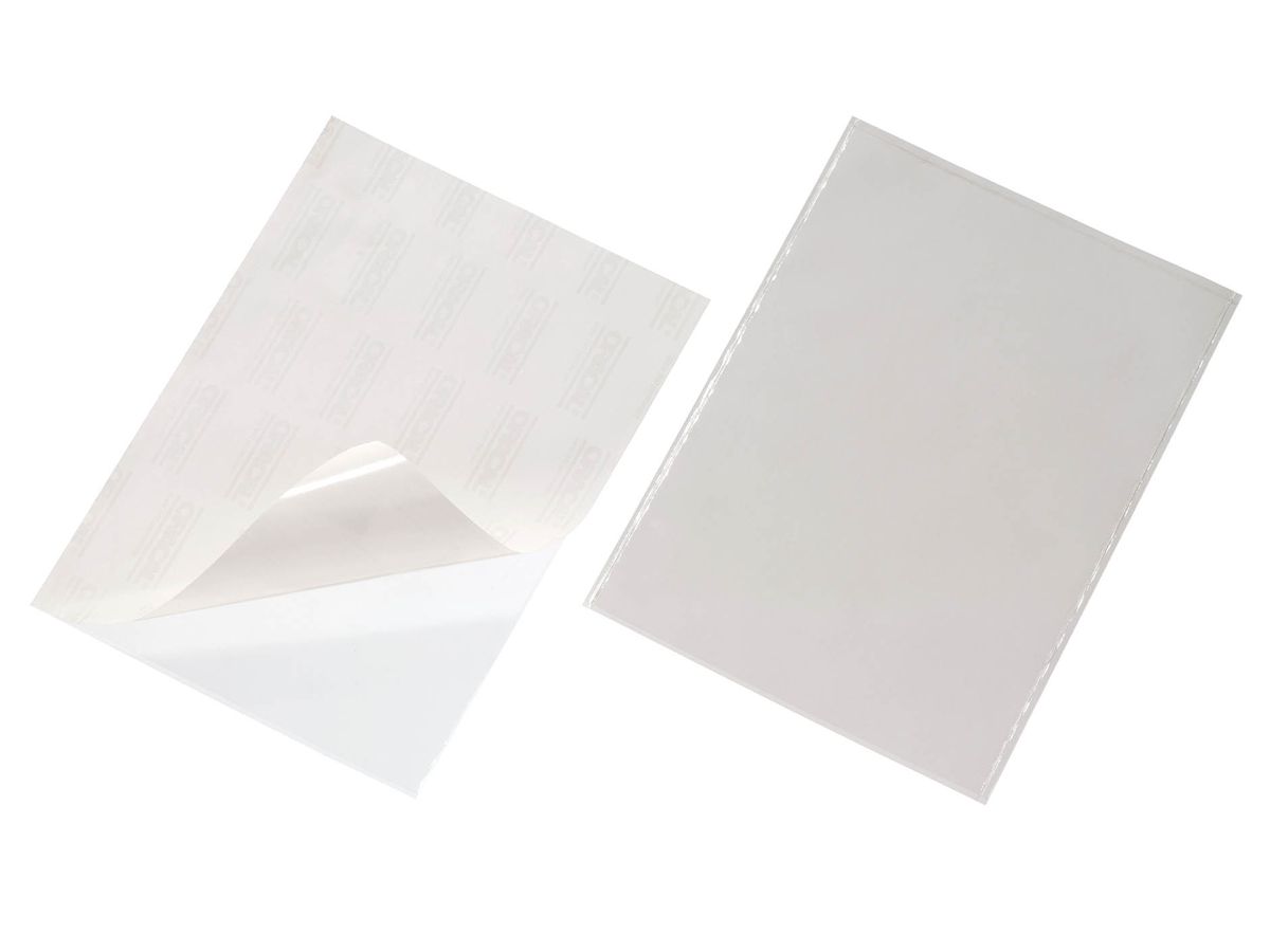 DURABLE Sichttasche Pocketfix A4 809619 transparent, selbstkl. 25 Stk. (4005546803876)