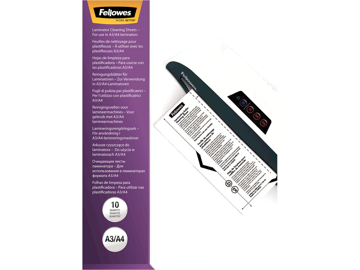 FELLOWES Reinigungskarton A4 5320604 10 Stück (0043859522163)