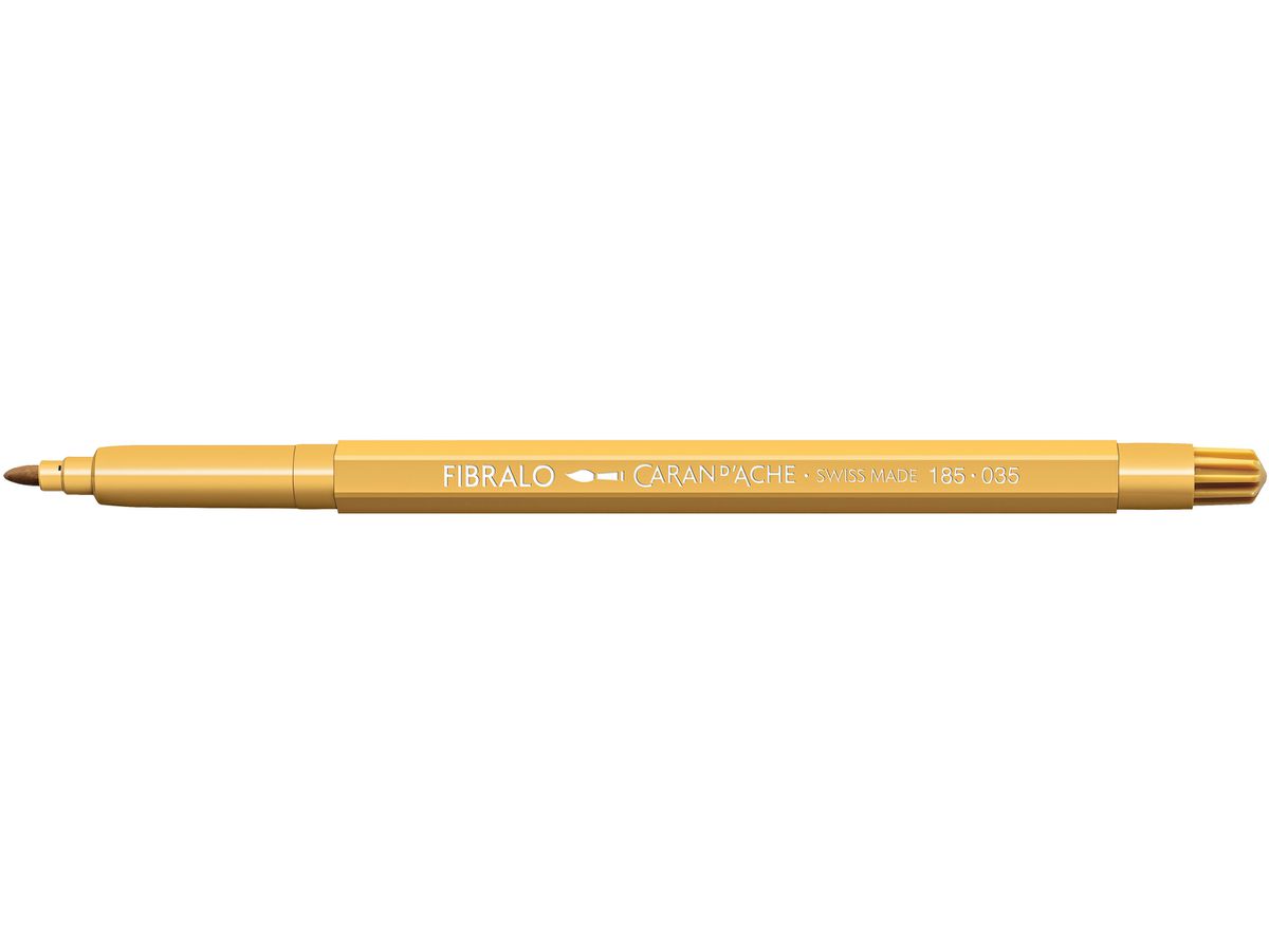 CARAN D'ACHE Penna fibra Fibralo 185.035 ocra (7610186341021)