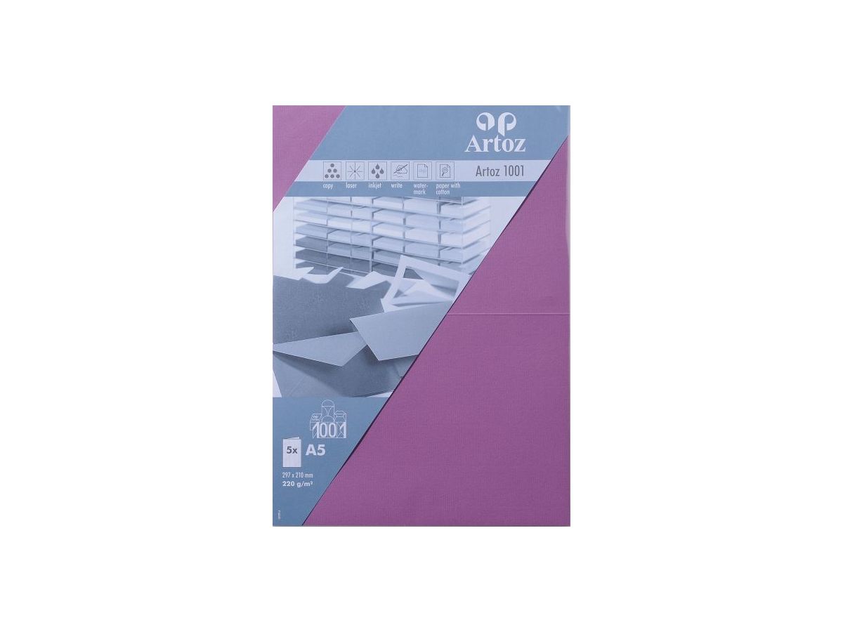 ARTOZ Cartoline 1001 A5 107392264 220g, sambuco 5 fogli (7612450982015)