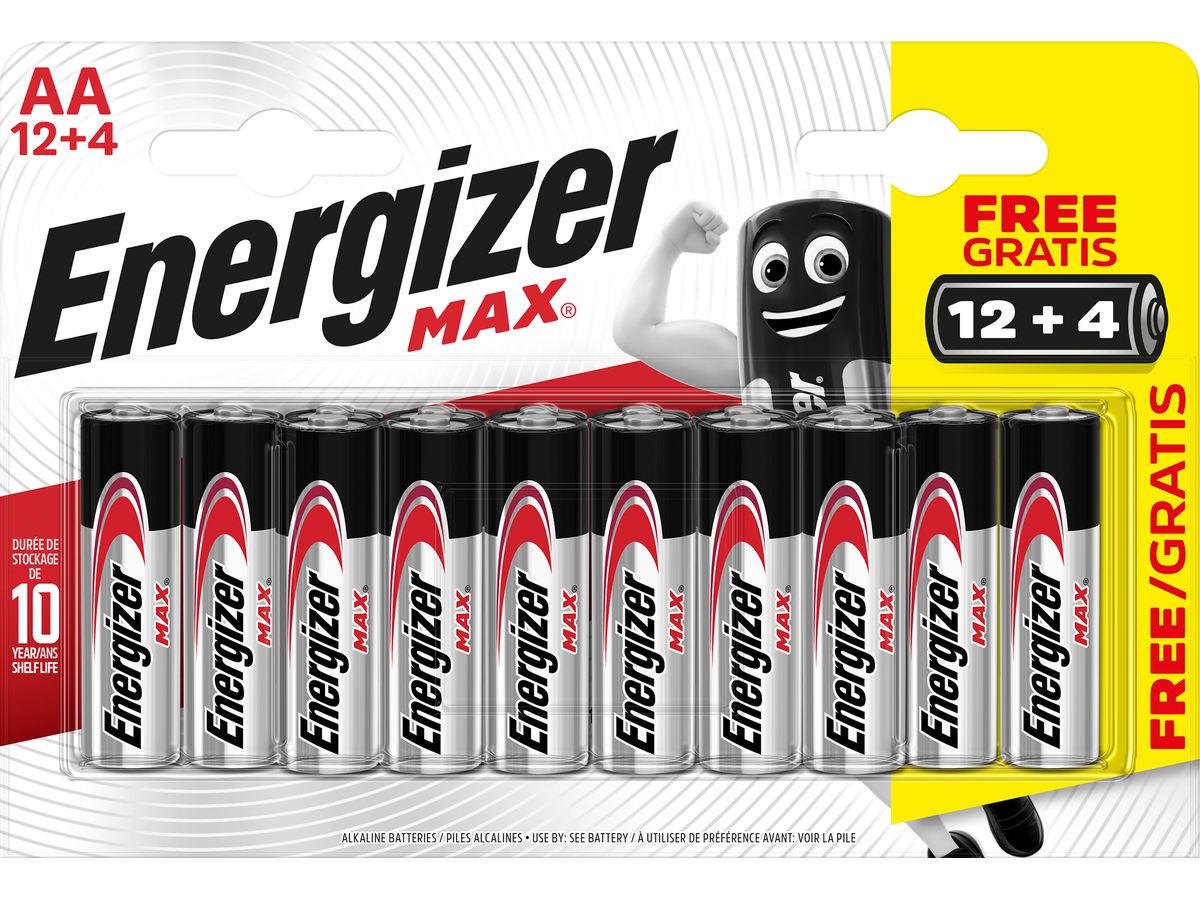 ENERGIZER Pile E303326701 Max AA/LR06 16 pcs. (7638900437836)