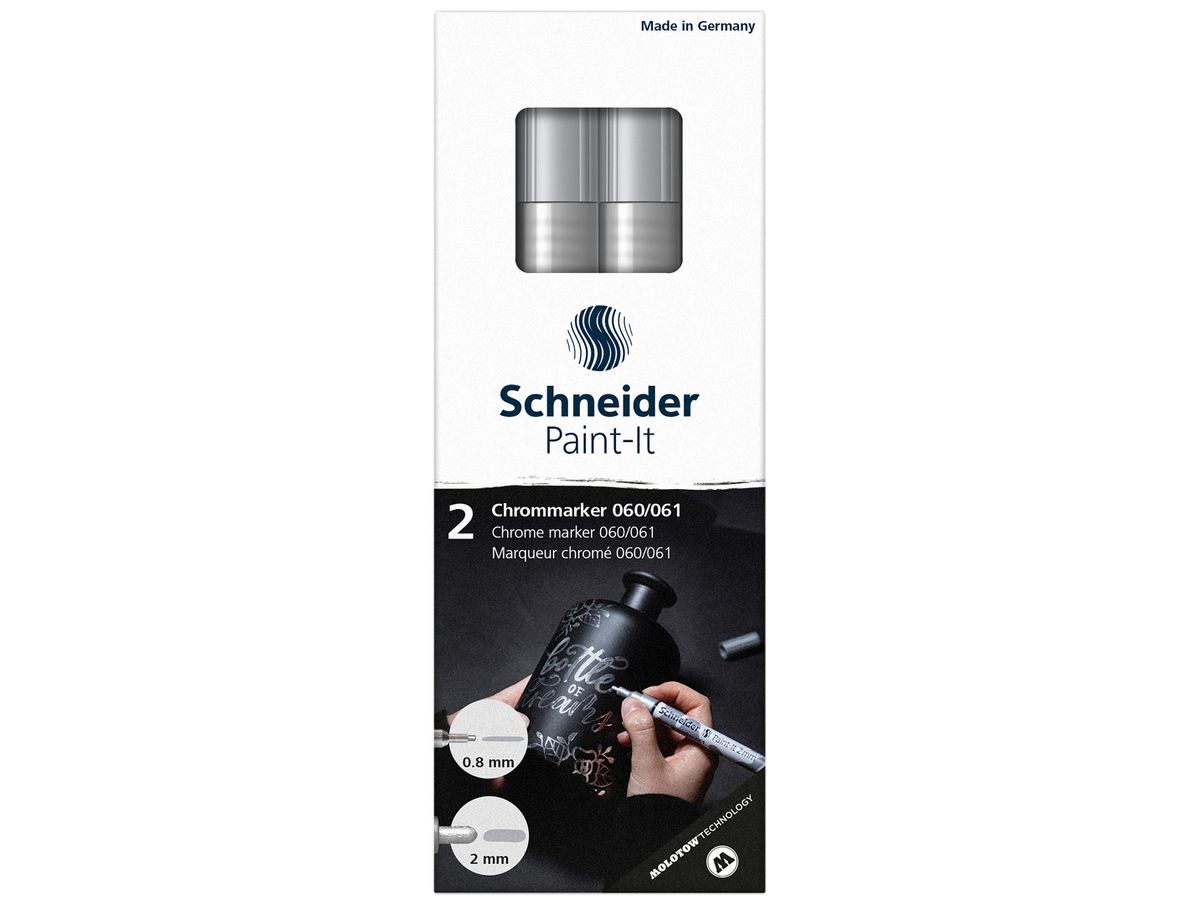 SCHNEIDER Chromemarker Paint-It E-2 ML06011501 2 er Set 0.8/2mm (4004675163554)