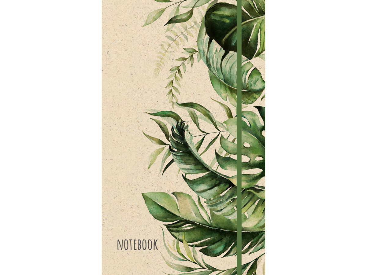 NATUR VERLAG Carnet notes hardcover 13x21cm 10900N Jungle, en blanc (7640140109008)