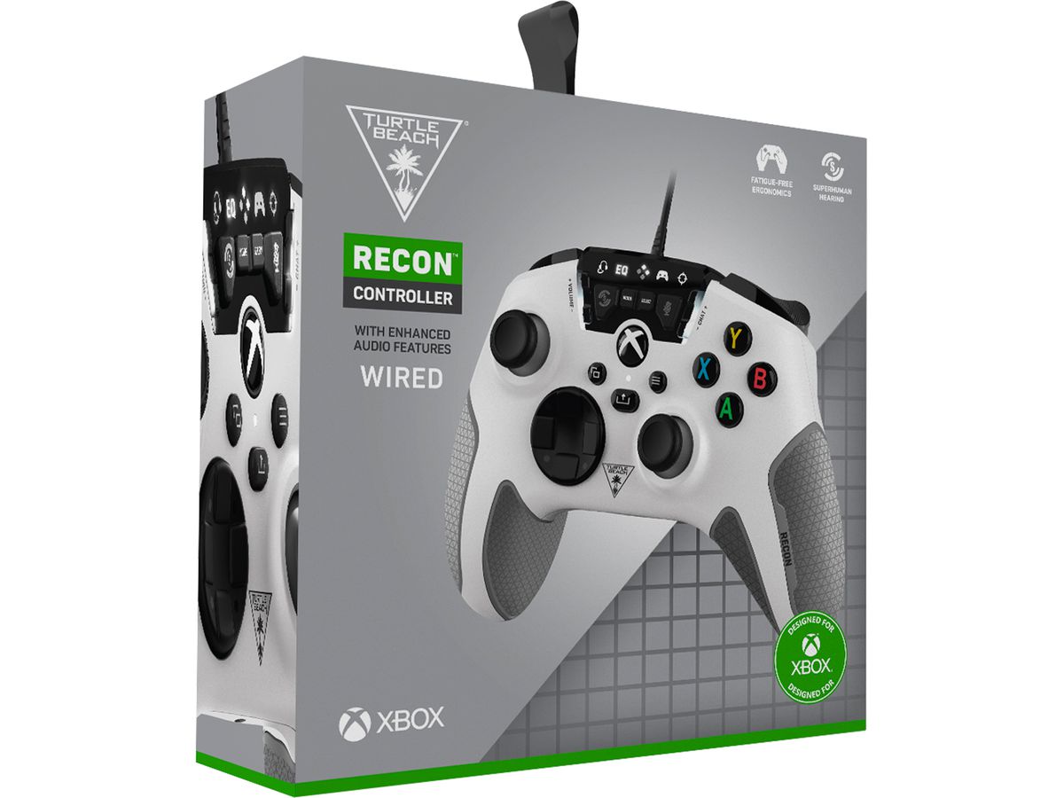 TURTLE BEACH Recon Controller TBS-0705-02 White, for Xbox/PC (0731855007066)