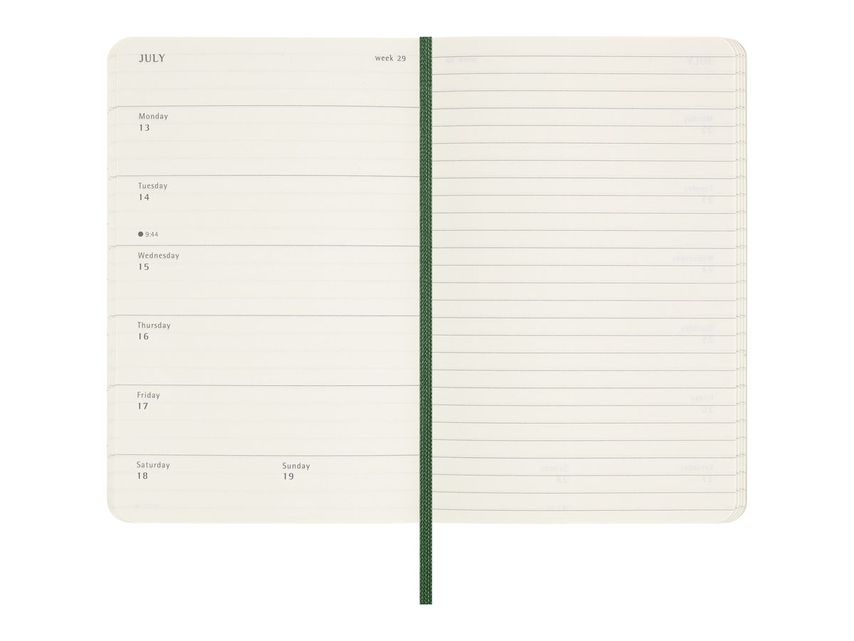 MOLESKINE Agenda Classic Pocket 2026 DSK1512WN2Y26 1S/1P vert myrte SC 9x14cm (8056999275556)