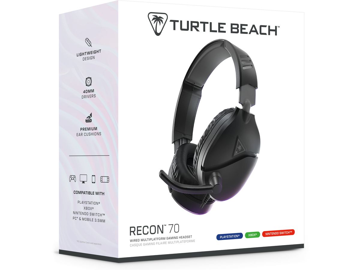 TURTLE BEACH Ear Force Recon 70P Black TBS-3001-05 Headset, PS4/PS5 (0731855030002)