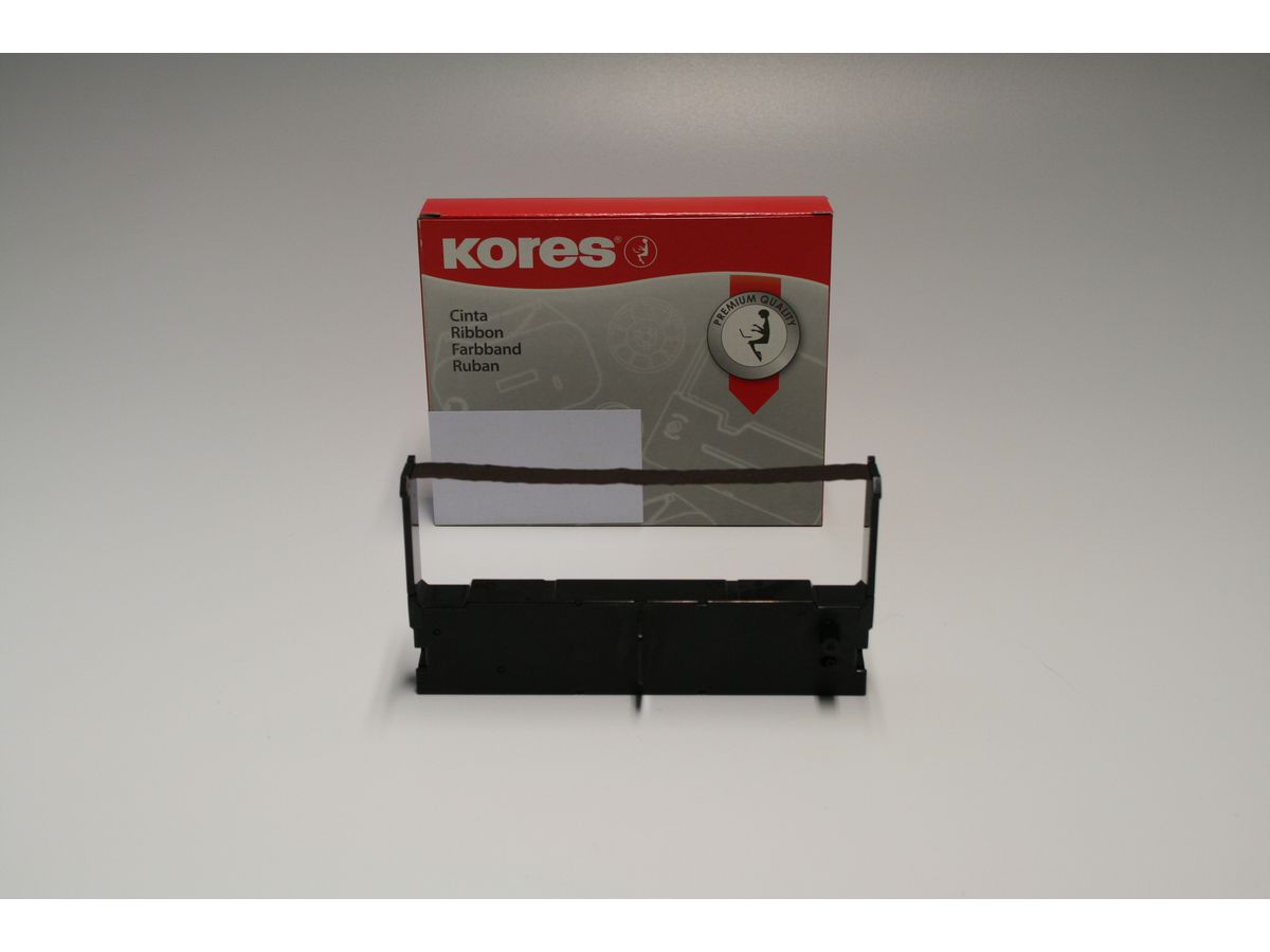 KORES Farbband Nylon schwarz R9/114 zu Epson ERC 32 13mm/8m (4045257659010)